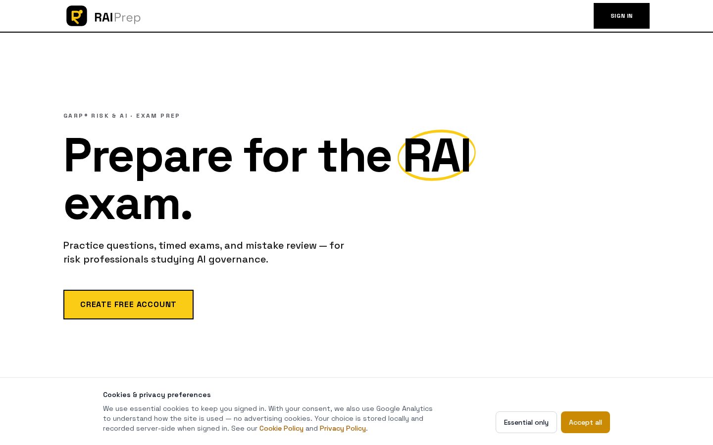 RAI Prep Homepage