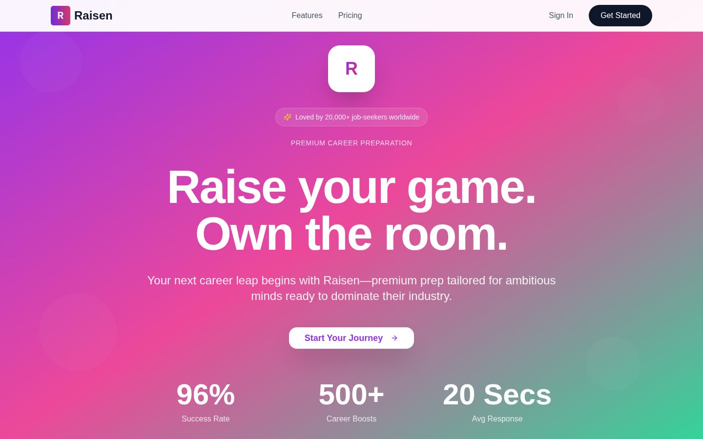 Raisen Homepage