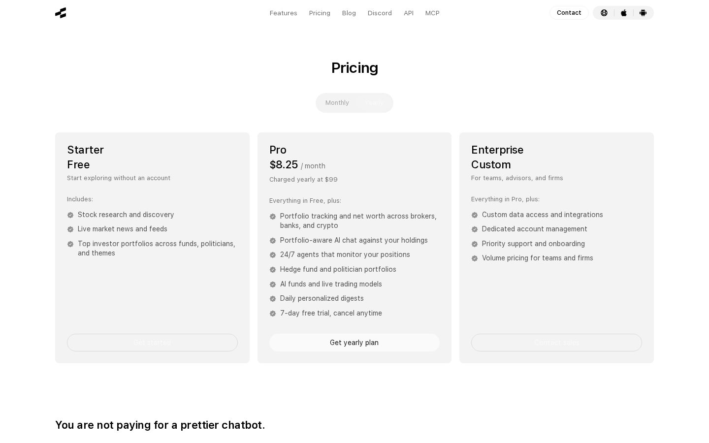 Rallies Pricing