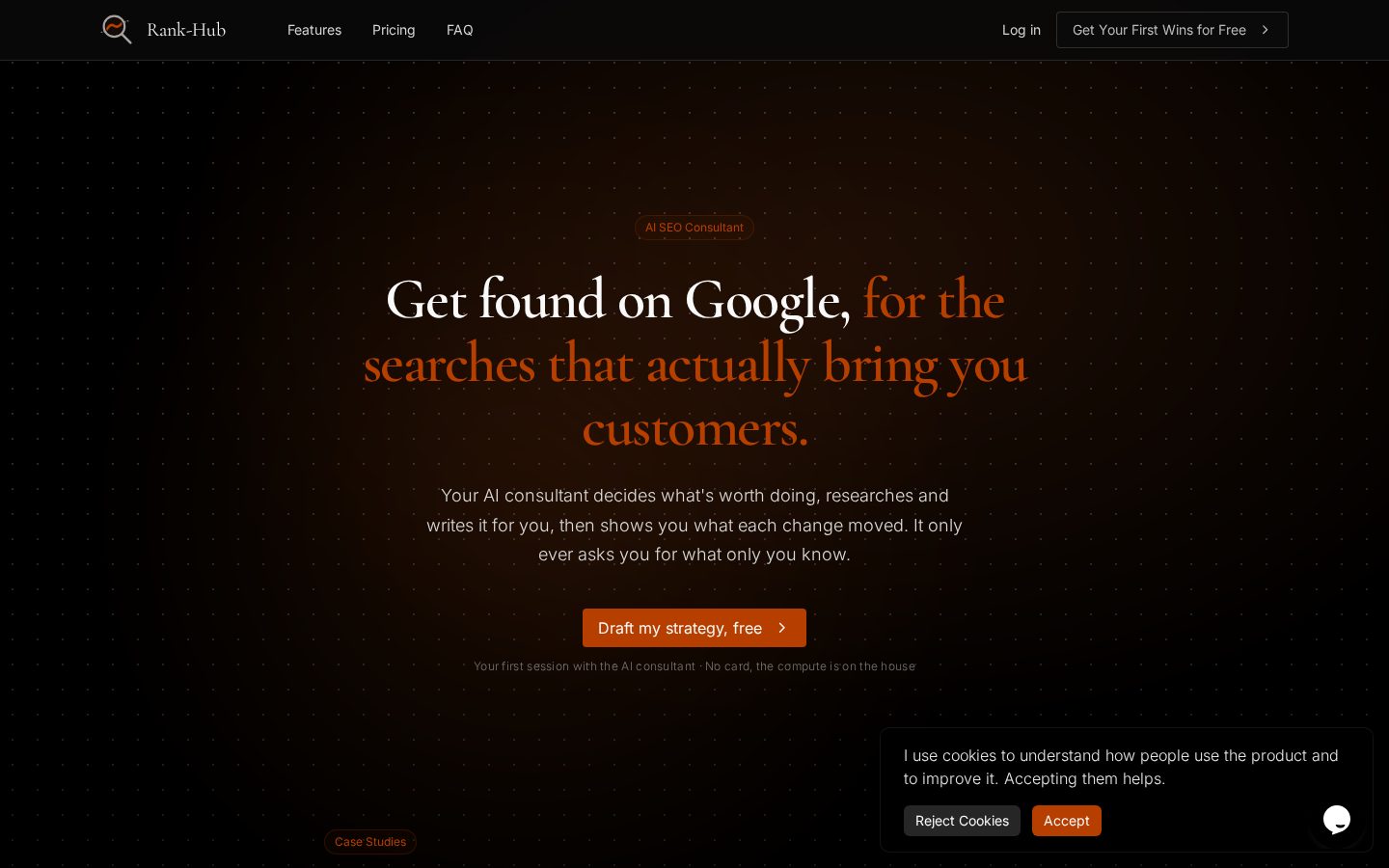 Rank-Hub Homepage