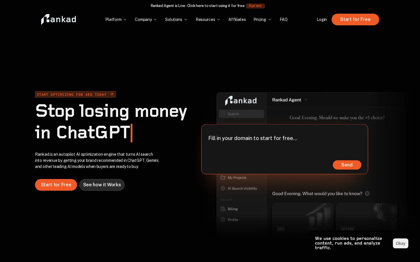 Rankad Homepage