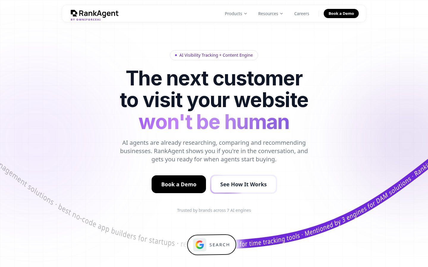RankAgent Homepage