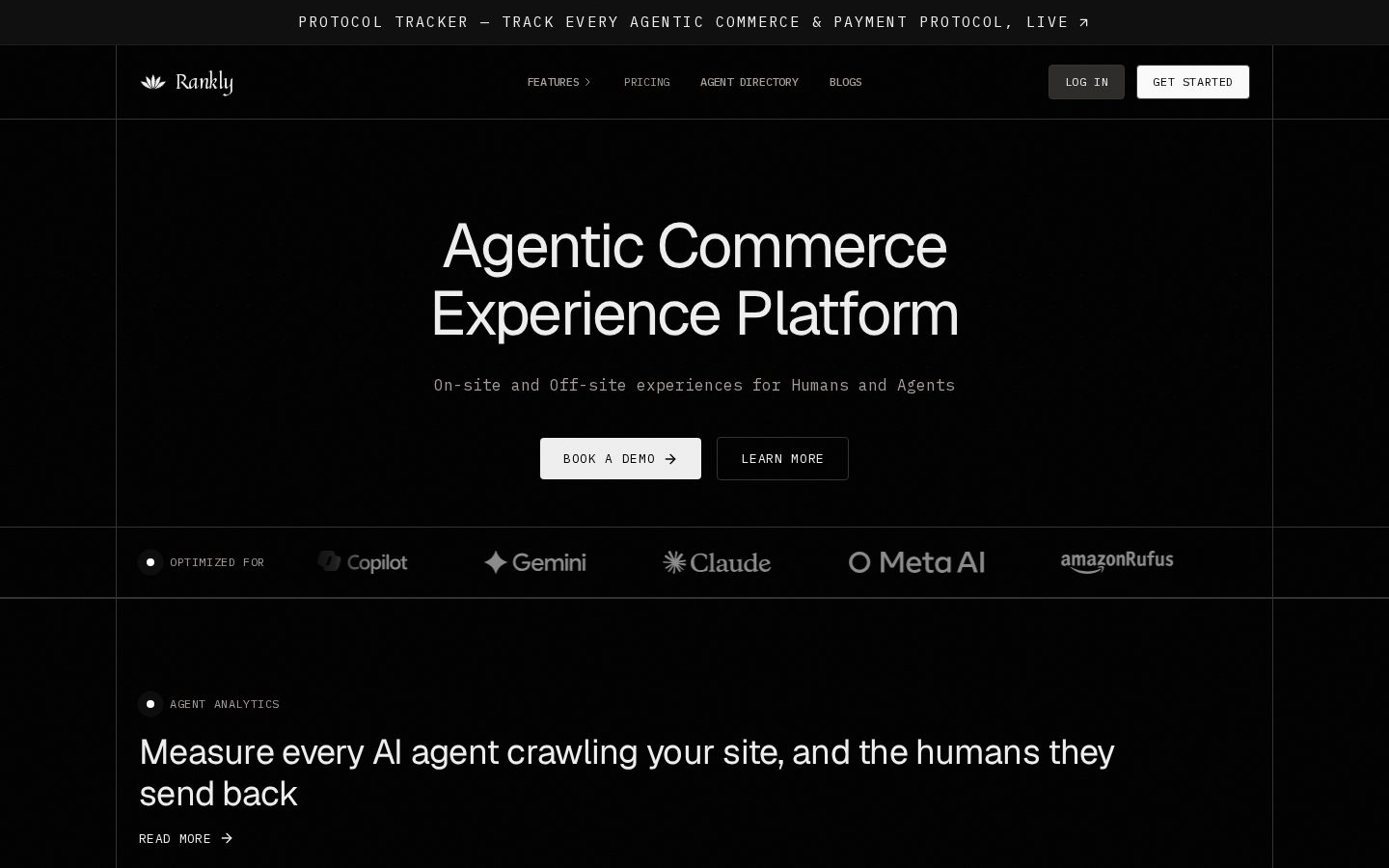 Rankly Homepage