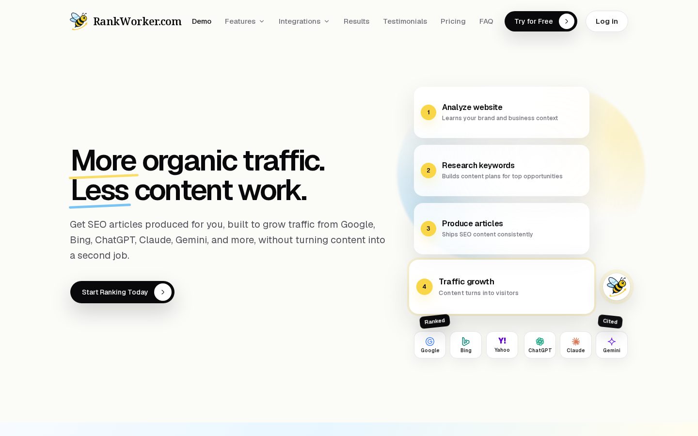 RankWorker Homepage