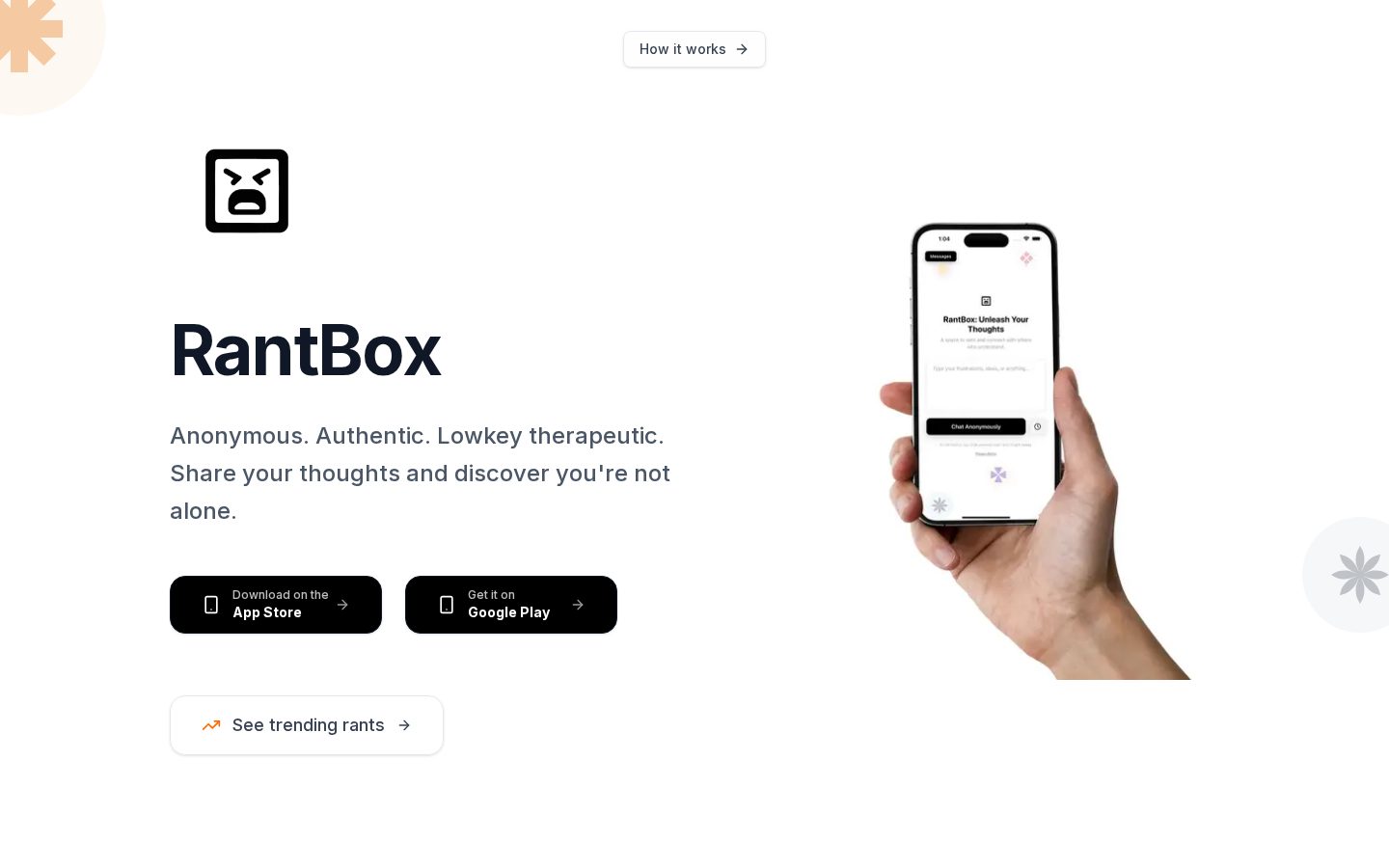 RantBox Homepage
