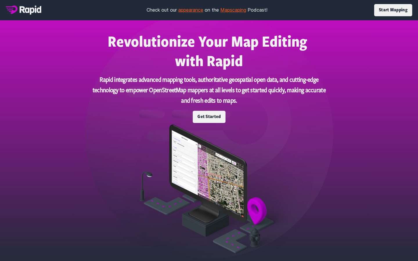 Rapid Editor Homepage
