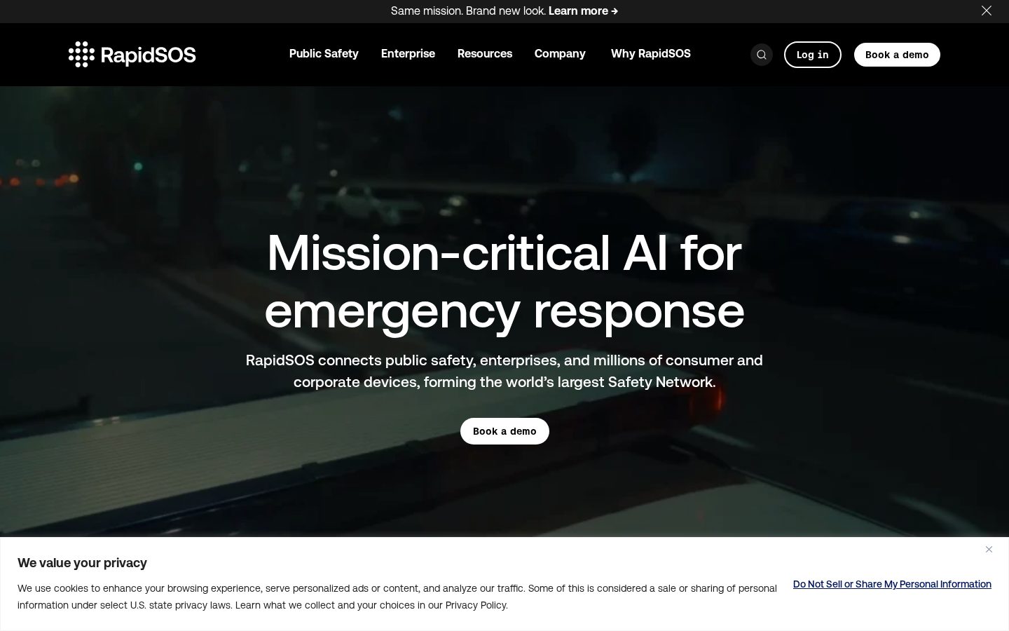 RapidSOS Homepage