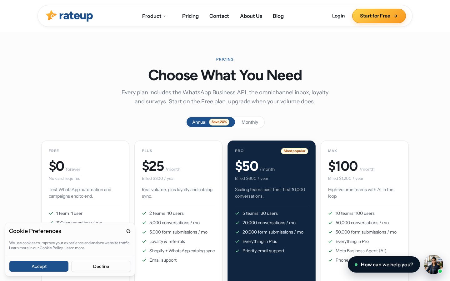 RateUp Pricing