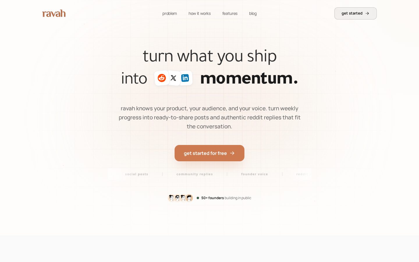 ravah Homepage