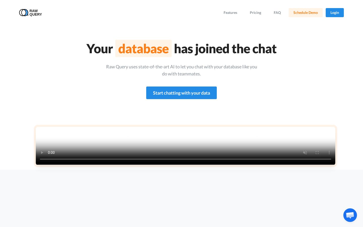Raw Query Homepage
