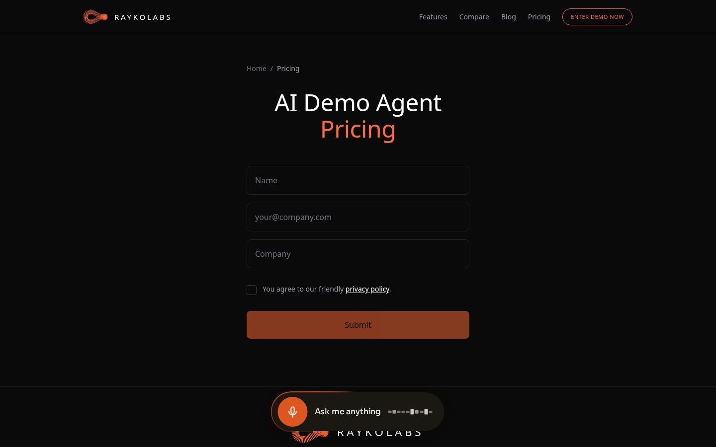 Rayko Pricing