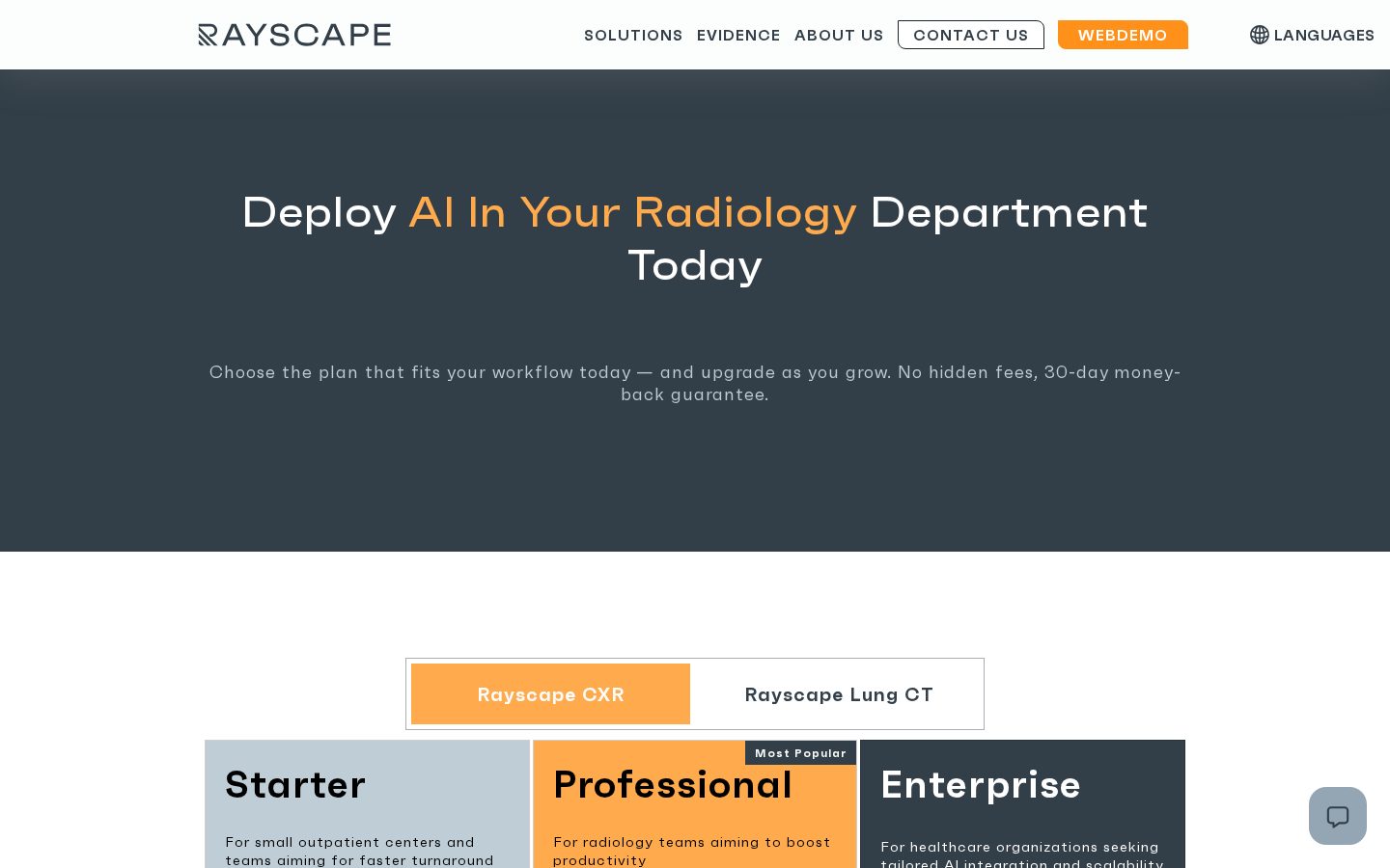 Rayscape Pricing