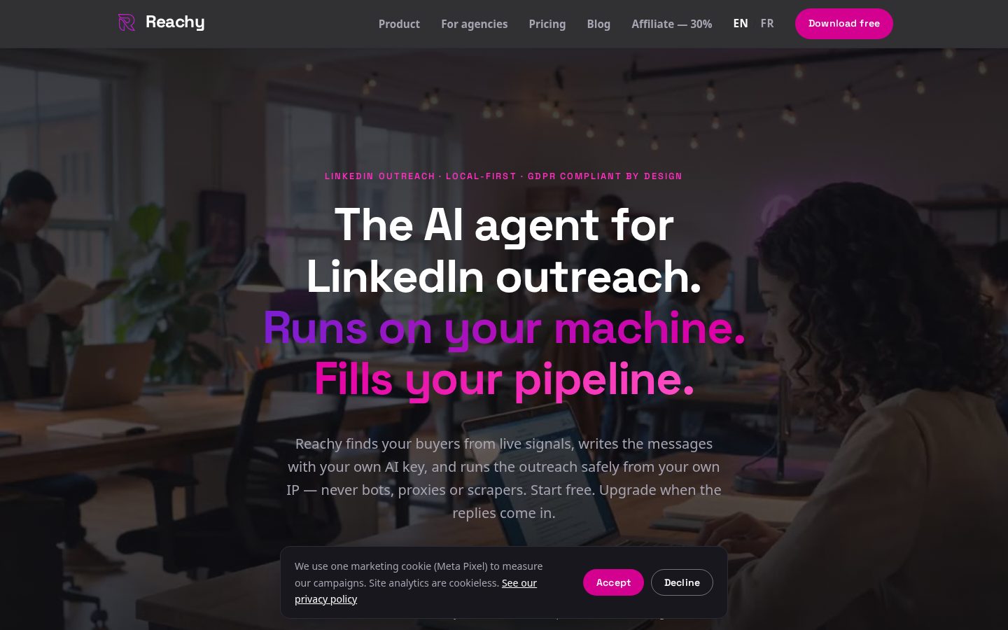 Reachy Homepage