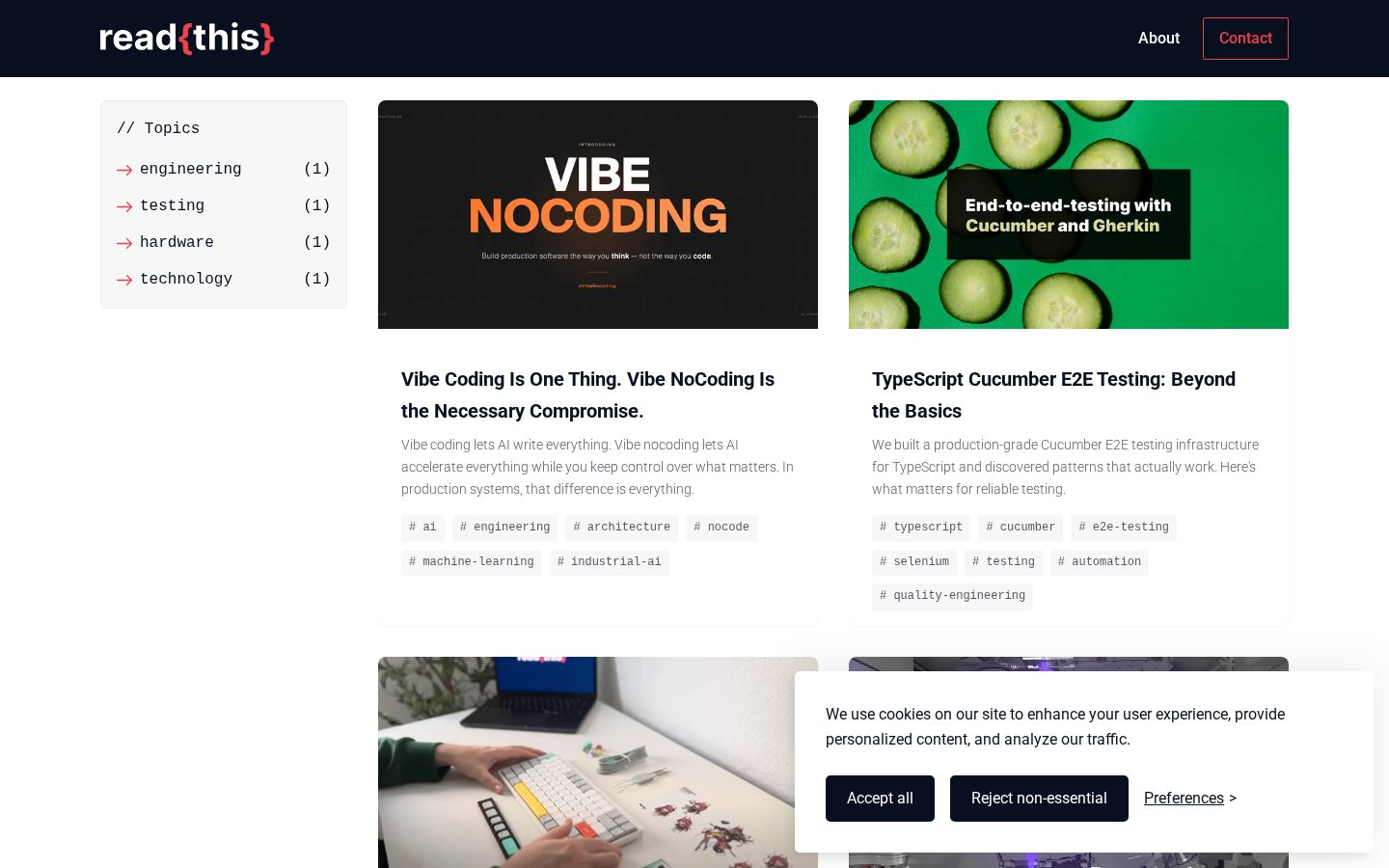 Read This AI Homepage