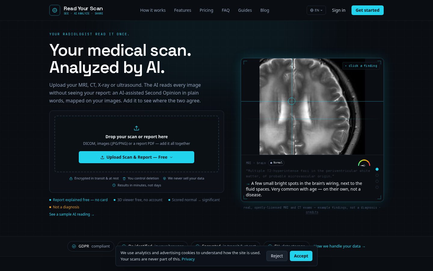 Read Your Scan Homepage