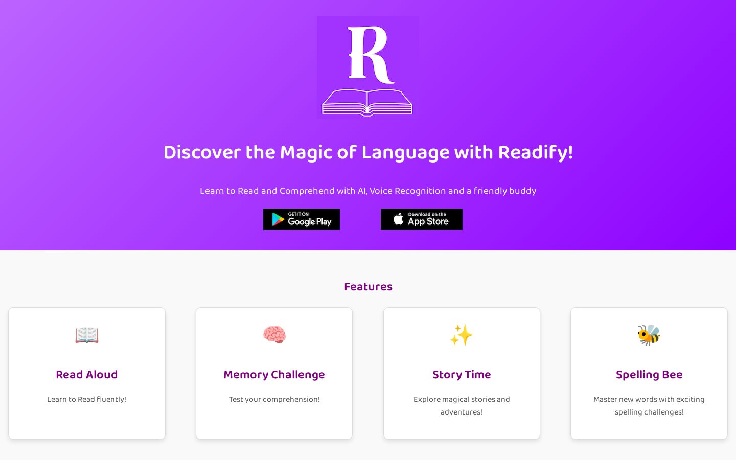 Readify Homepage