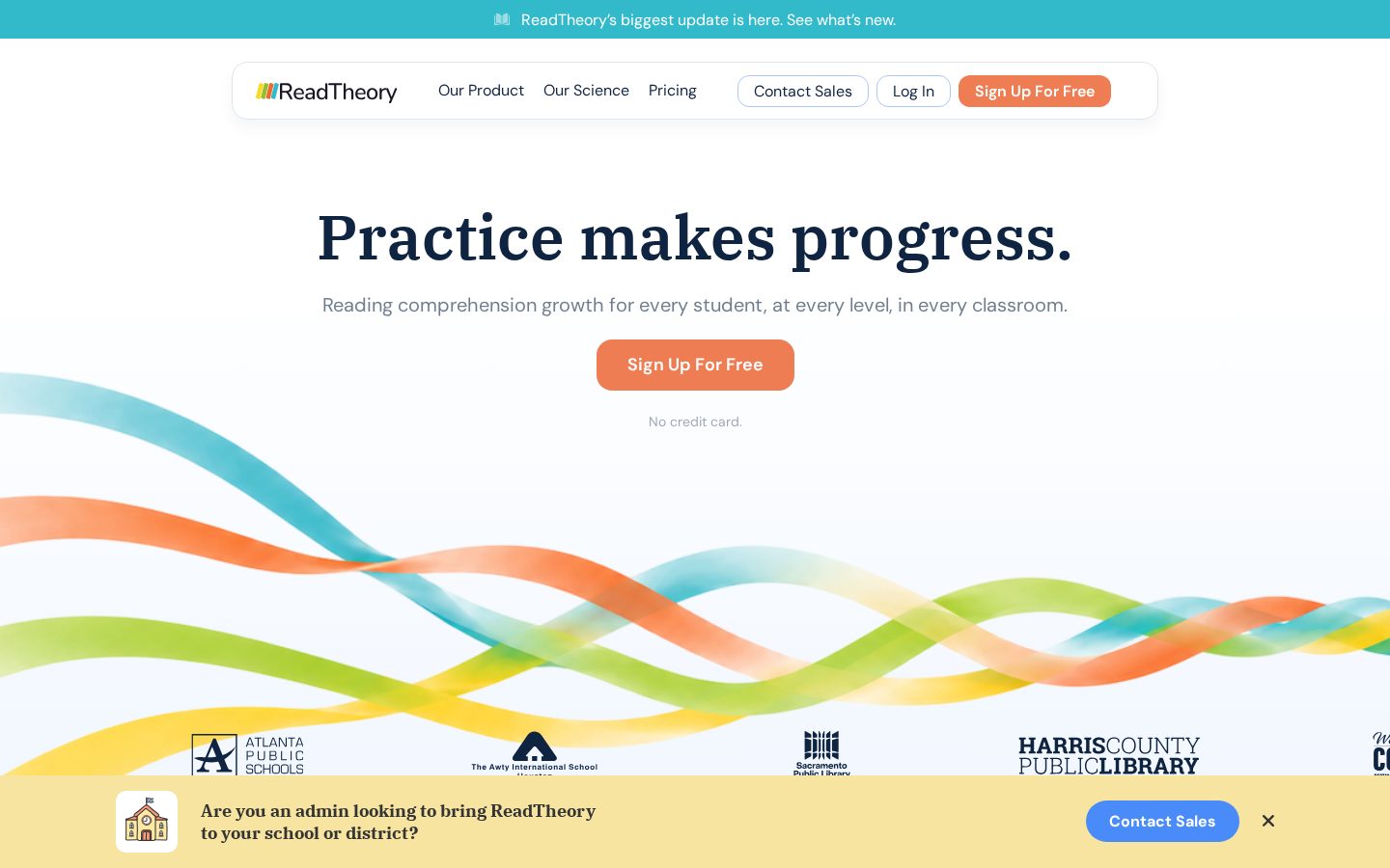 ReadTheory Homepage