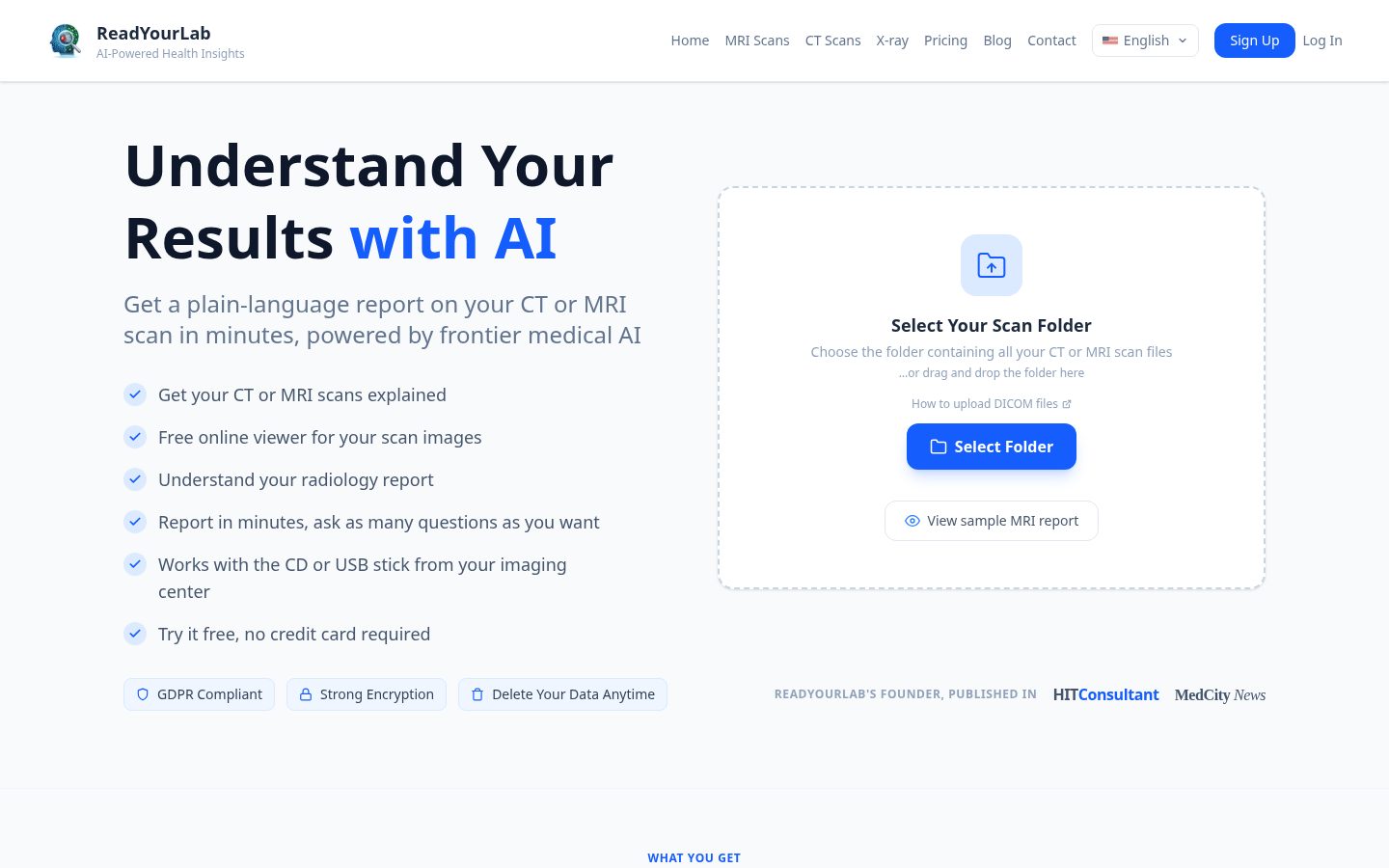 ReadYourLab Homepage