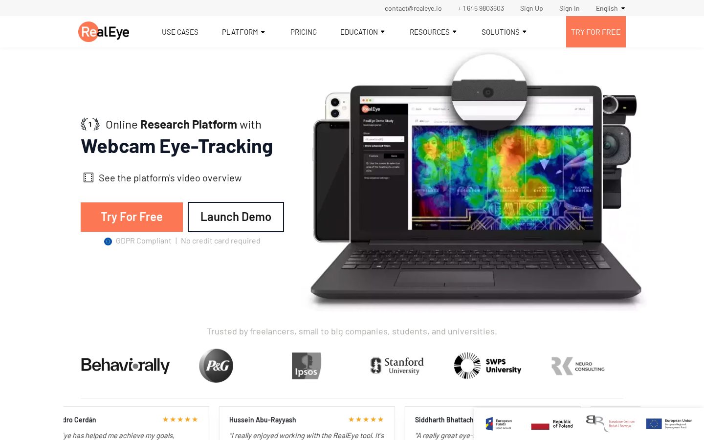 RealEye Homepage
