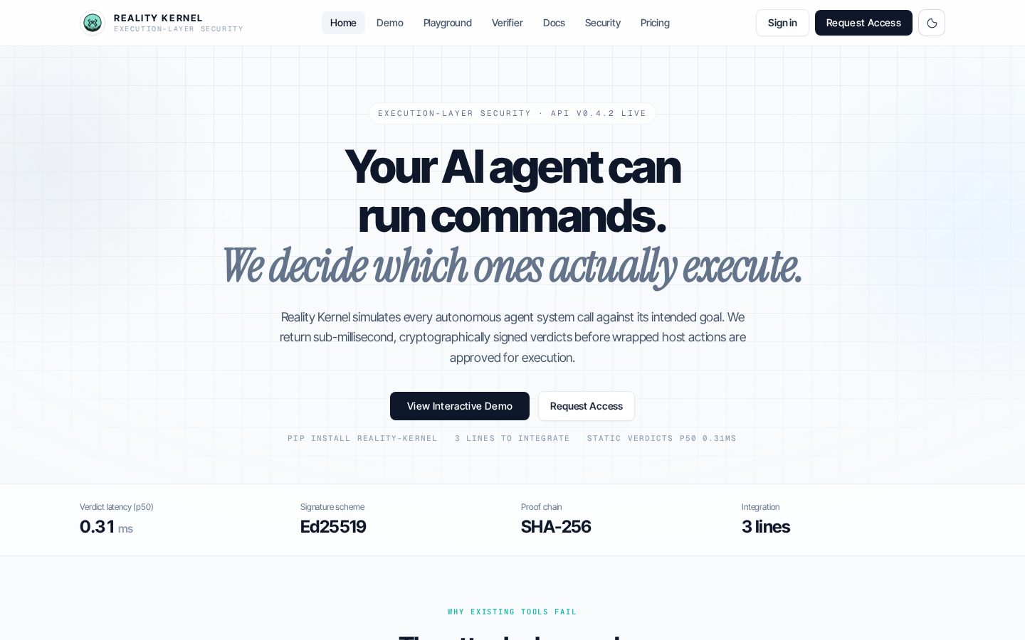 Reality Kernel Homepage
