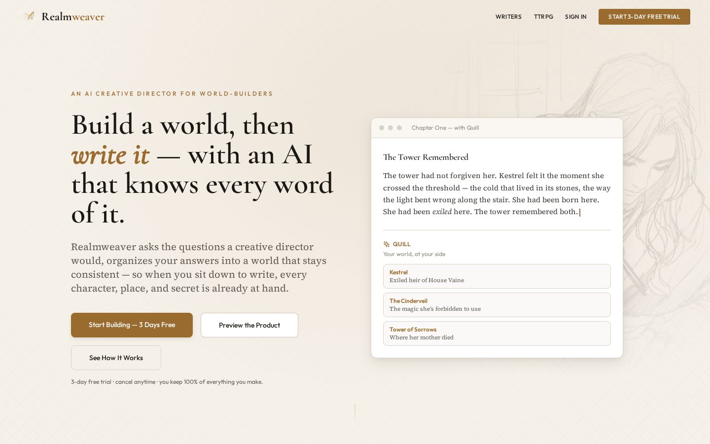Realmweaver Homepage
