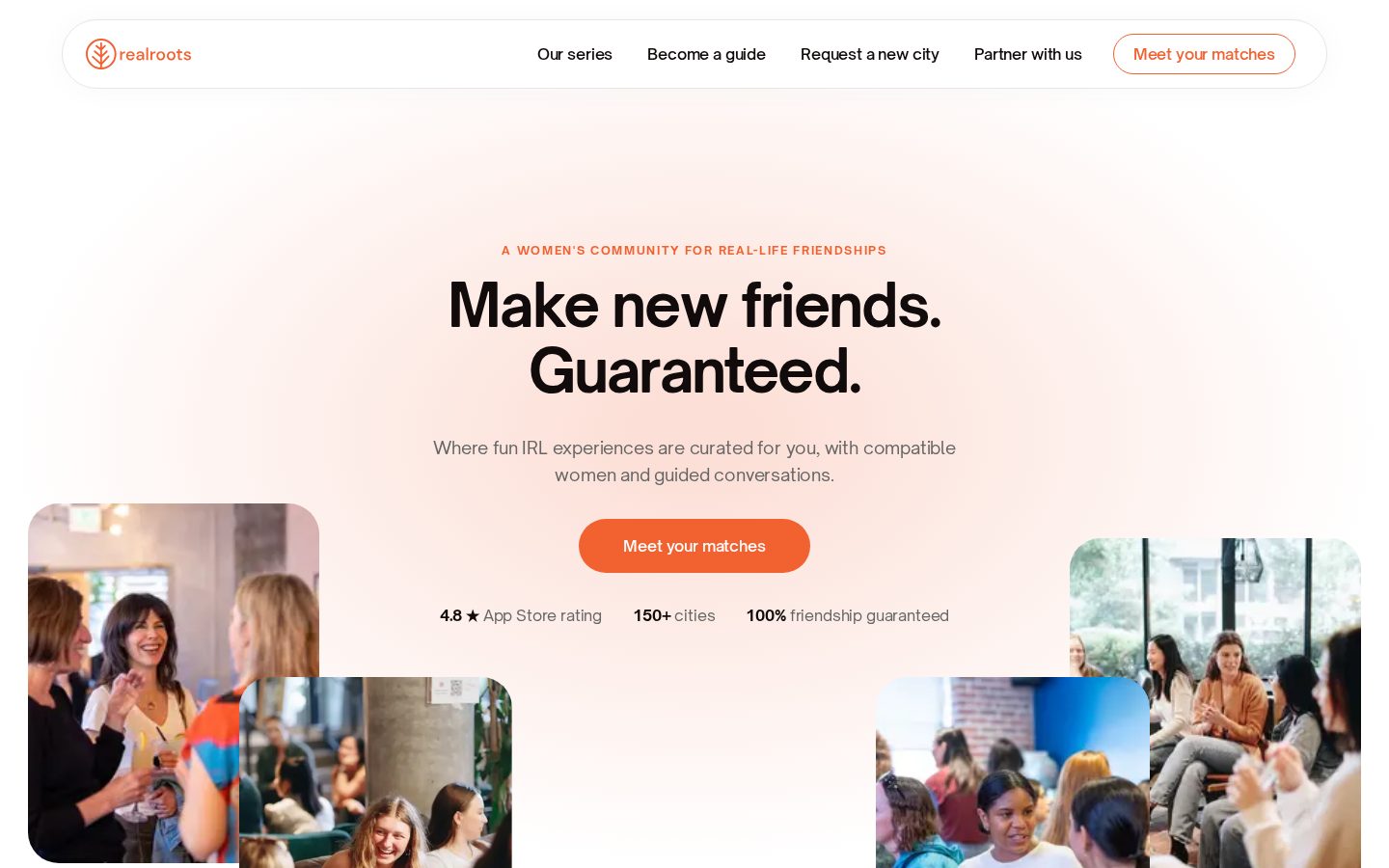 RealRoots Homepage