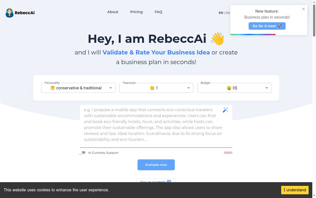RebeccAi homepage