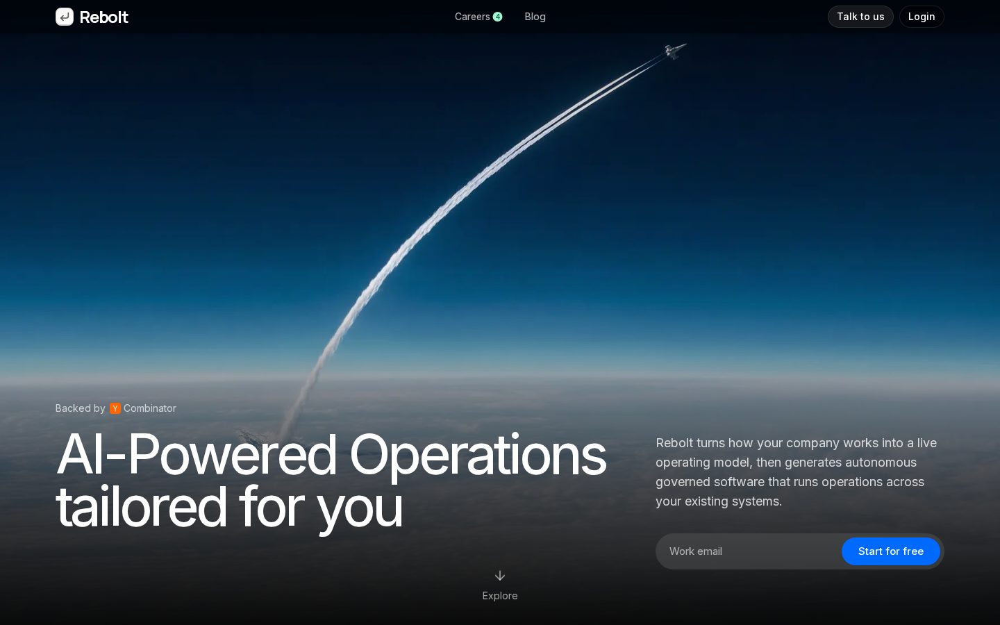 Rebolt Homepage