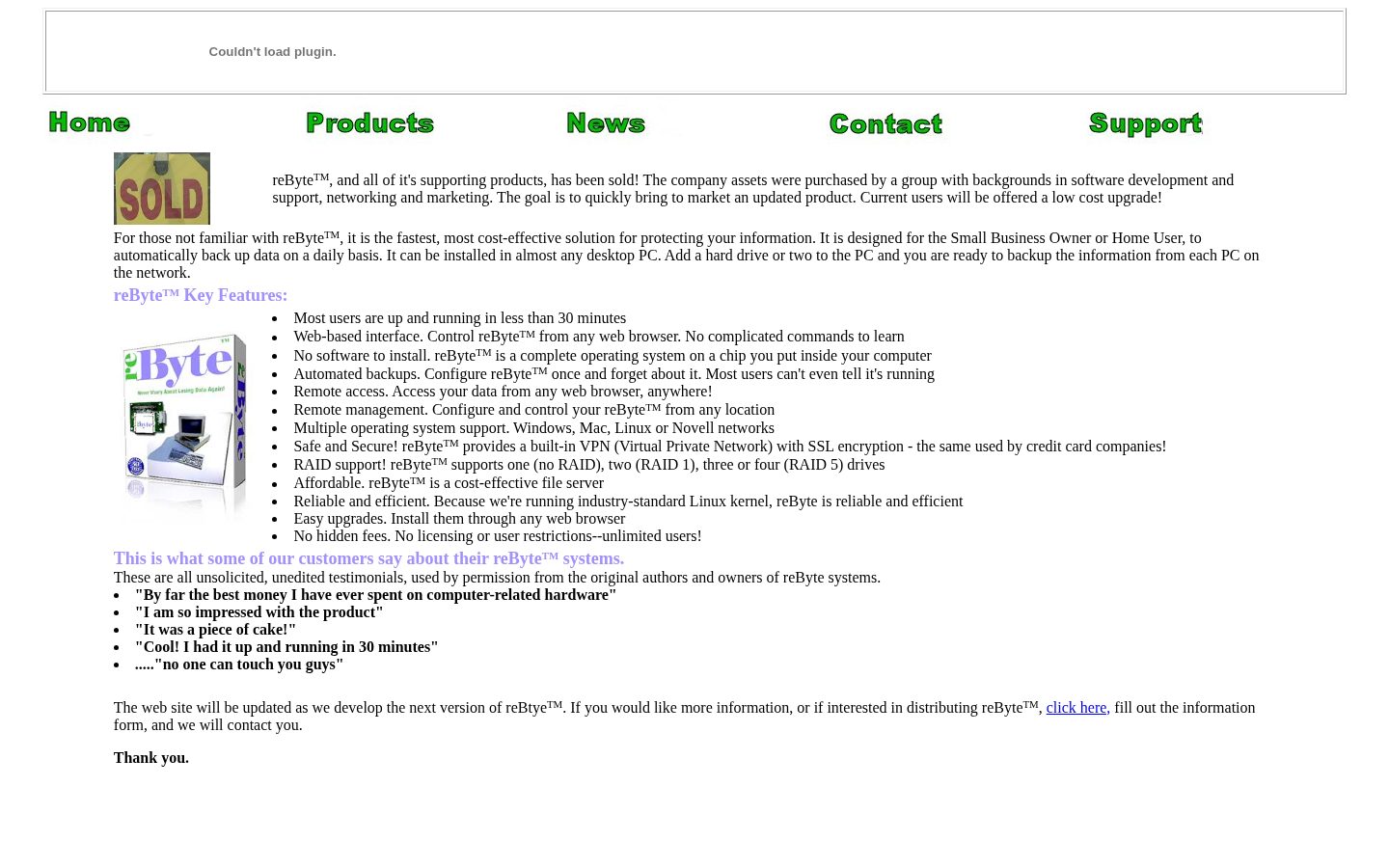 rebyte Homepage