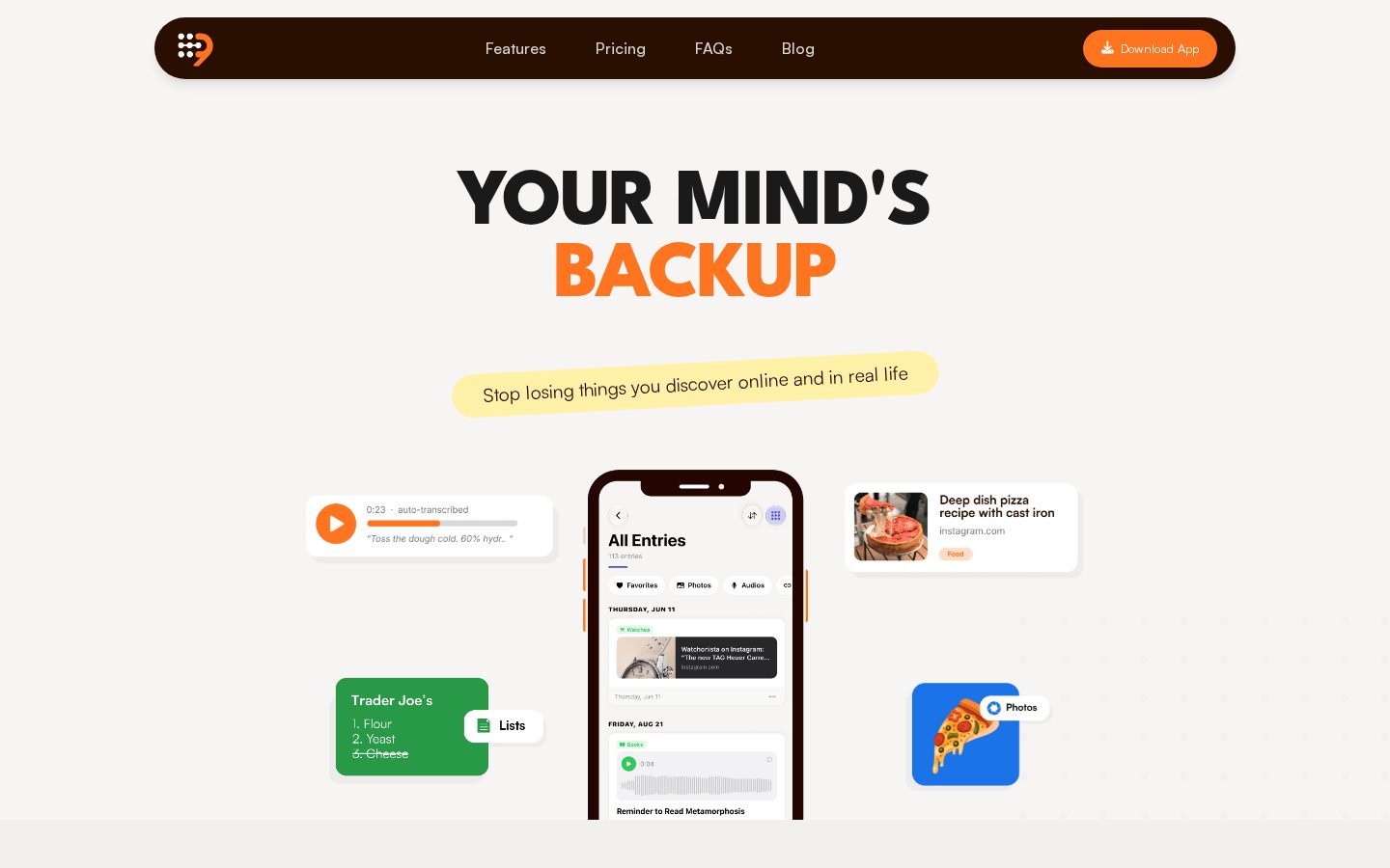Recall 9 Homepage