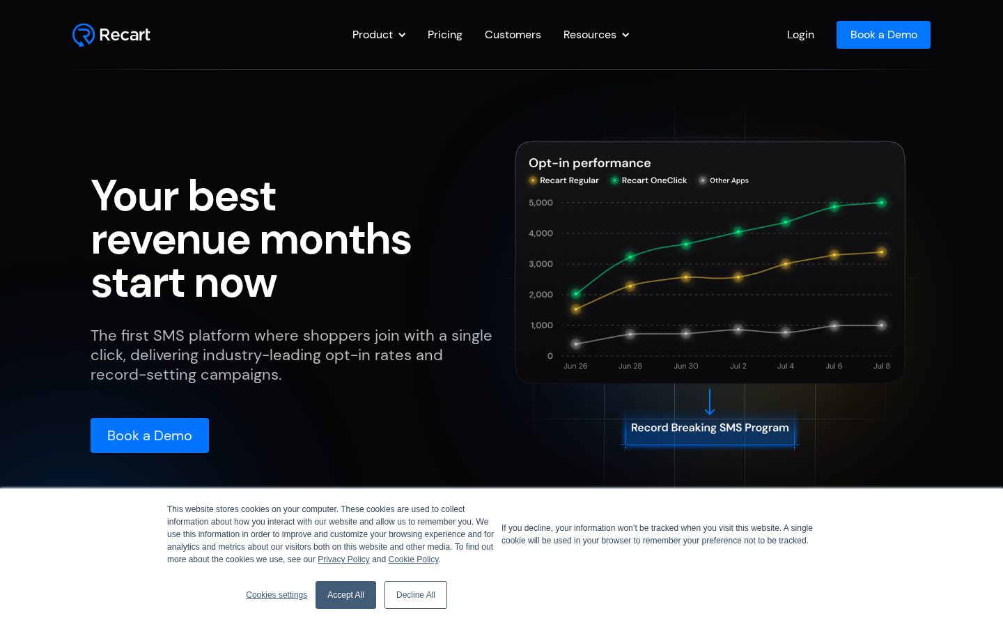 Recart Homepage