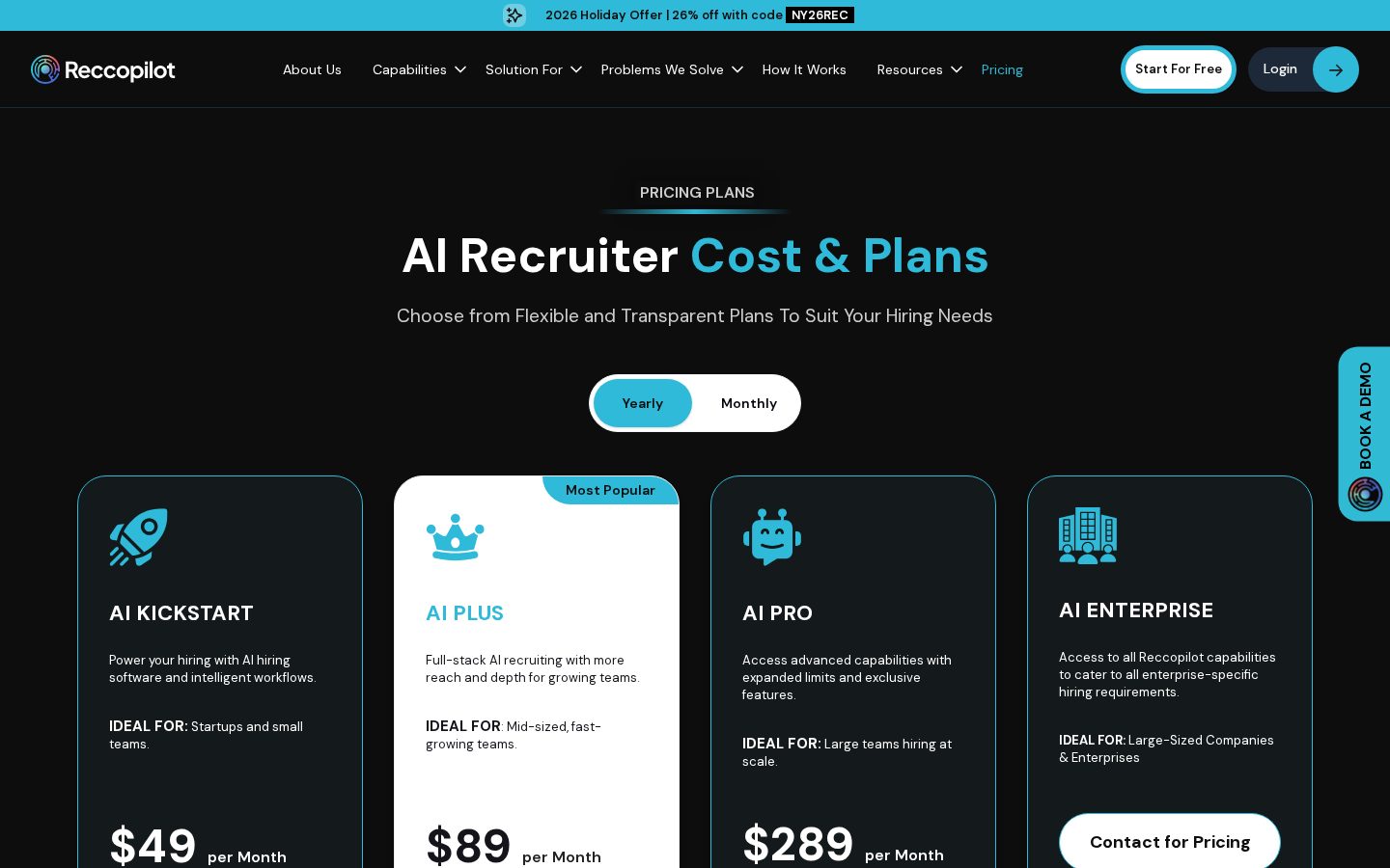 Reccopilot Pricing