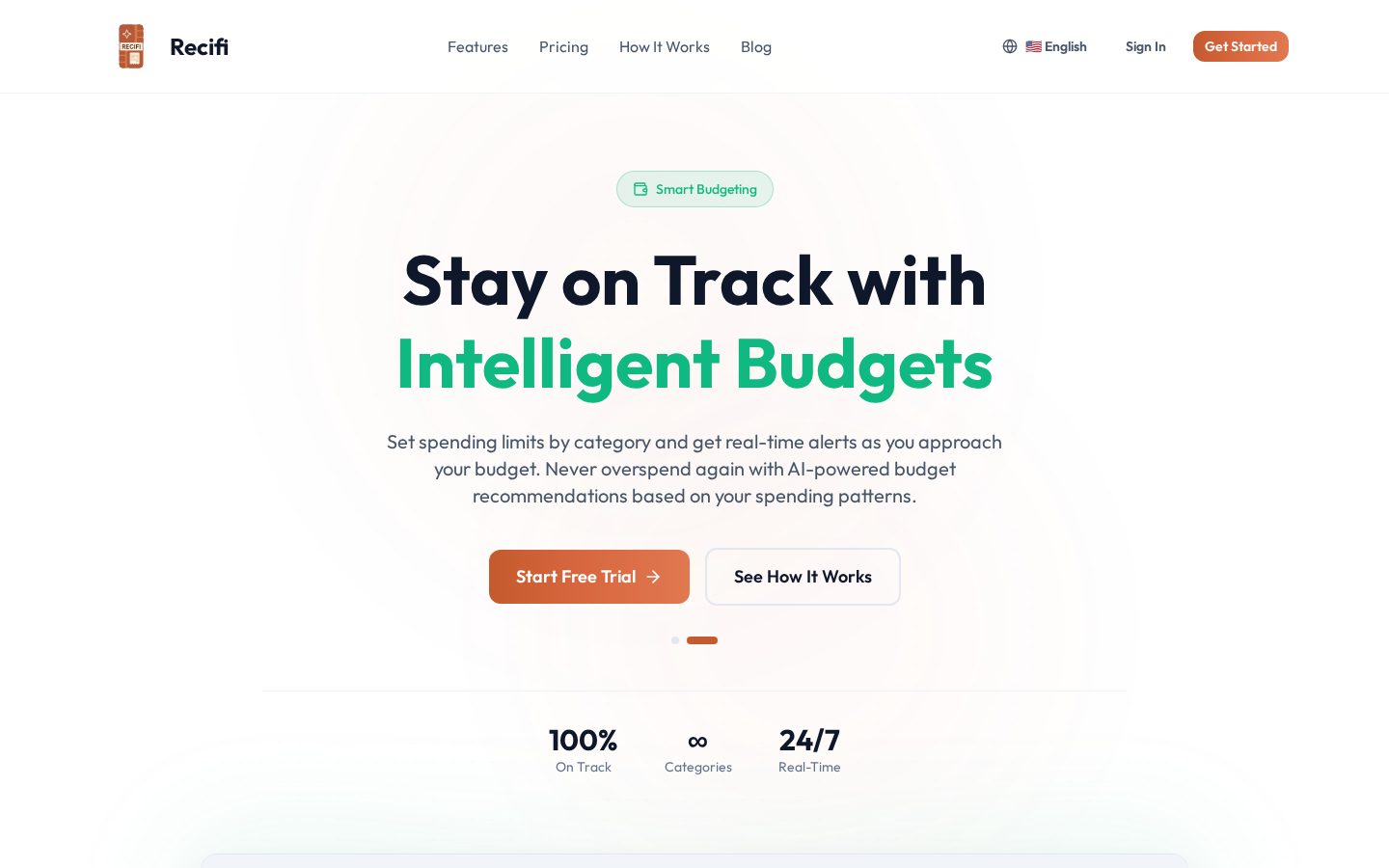 Recifi Homepage