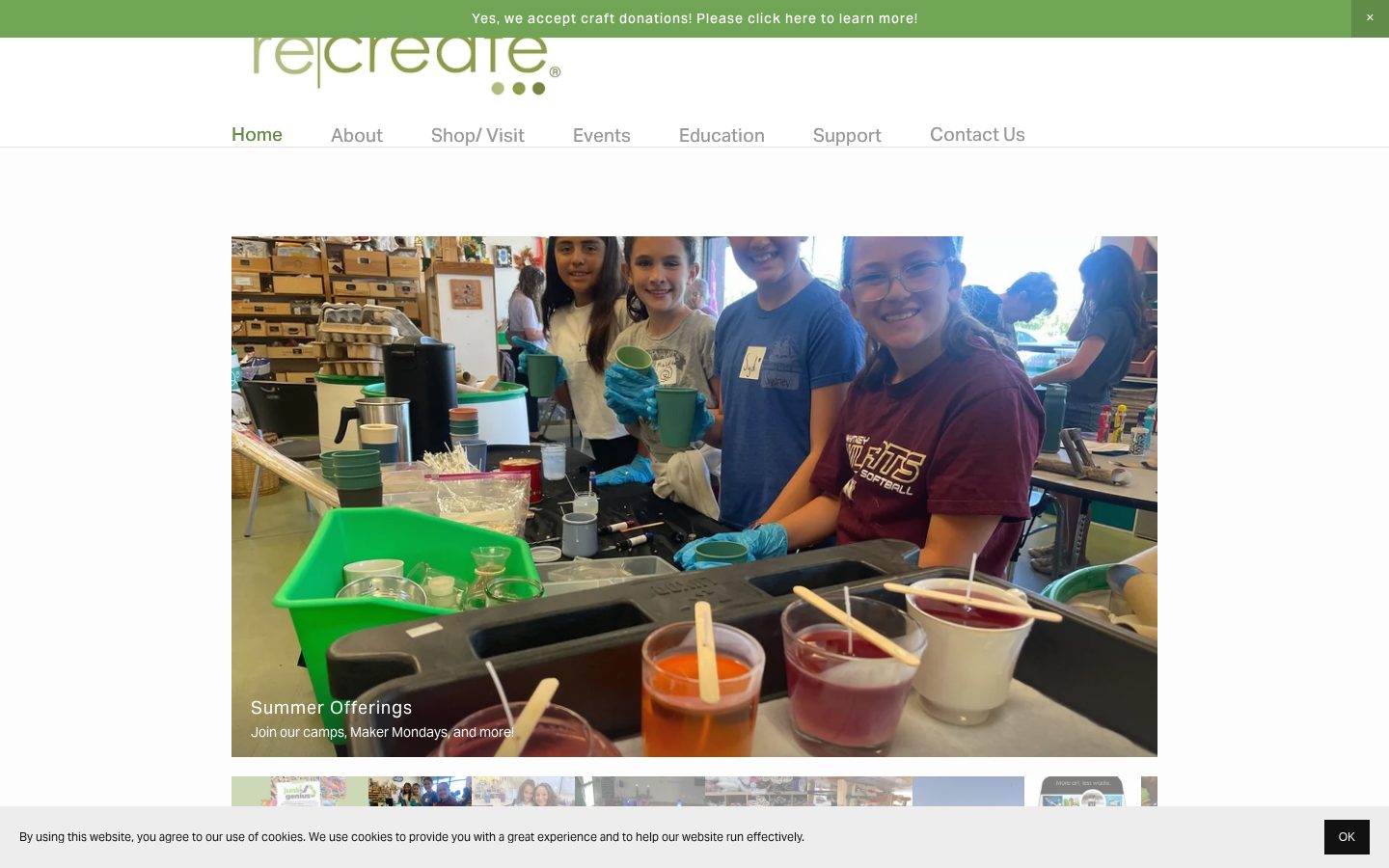 Recreate Homepage