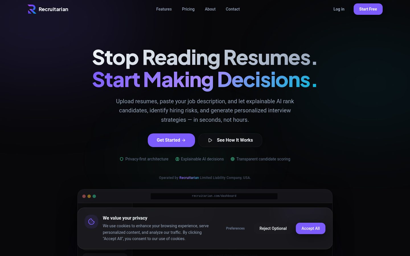 Recruitarian Homepage