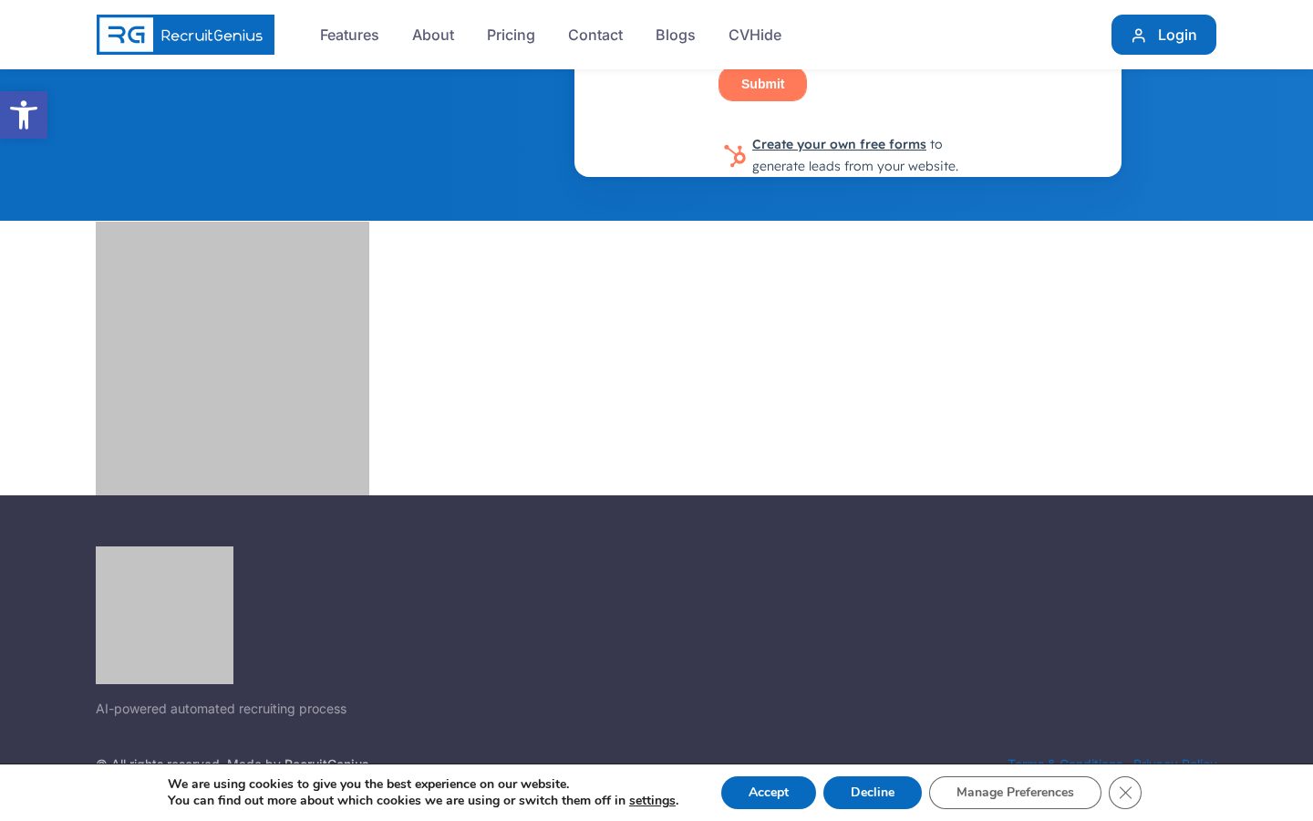 RecruitGenius.ai Pricing