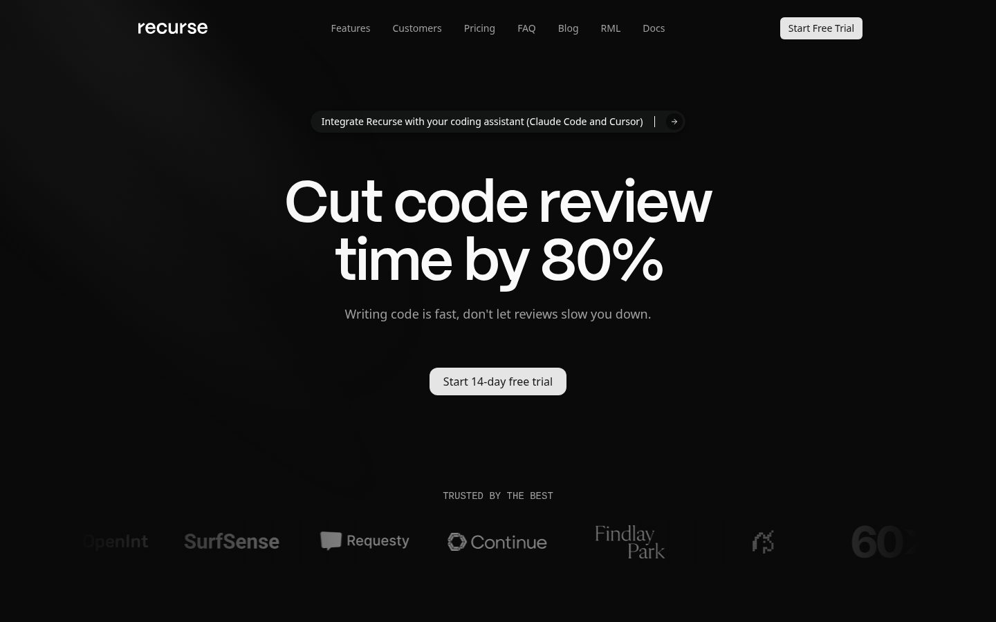 Recurse ML Homepage