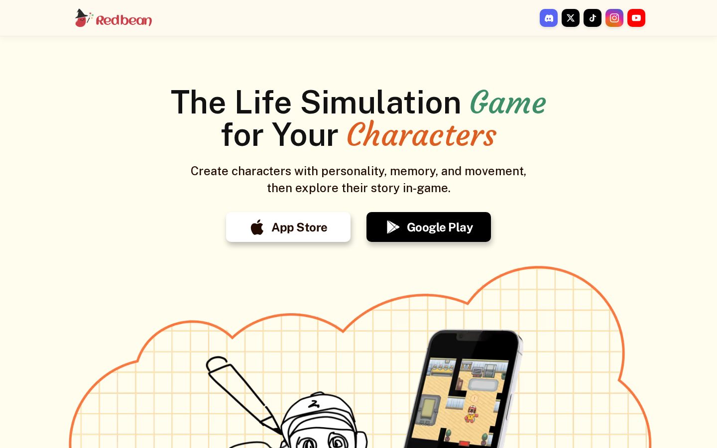 Redbean AI: Vibe coding a game in 2 mins Homepage