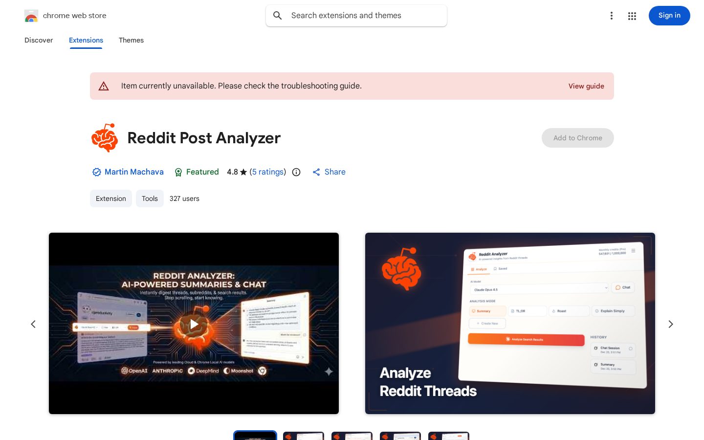 Reddit Summarizer Homepage