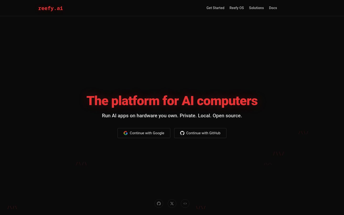 Reefy Homepage