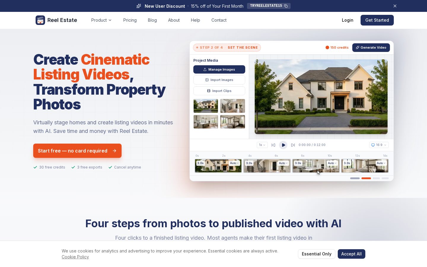 Reel Estate Homepage