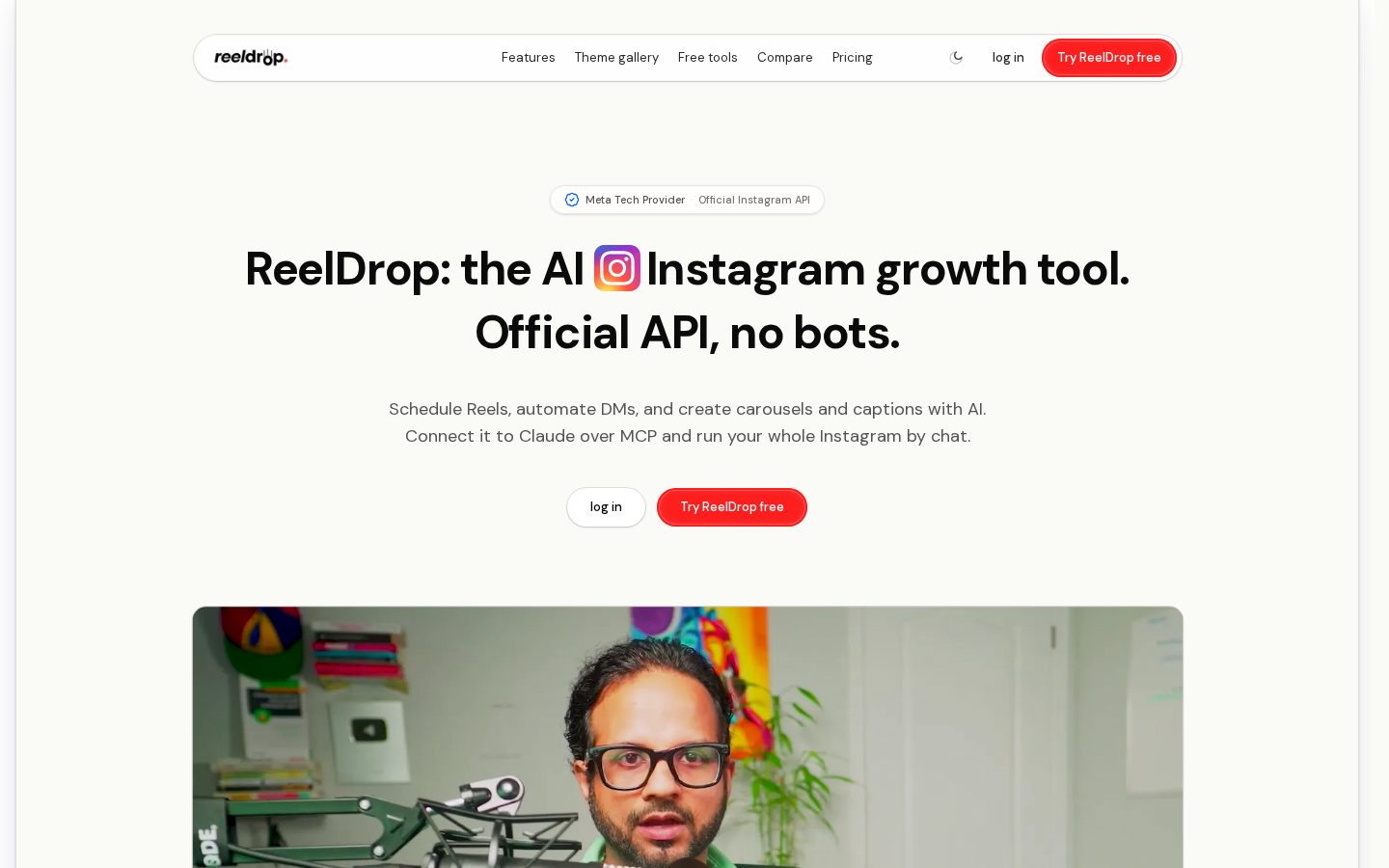 ReelDrop Homepage