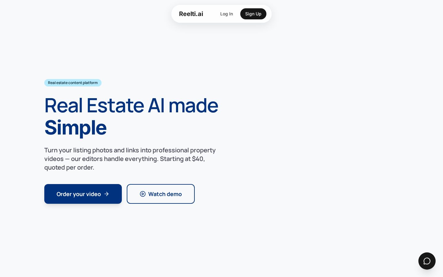 Reelti Homepage