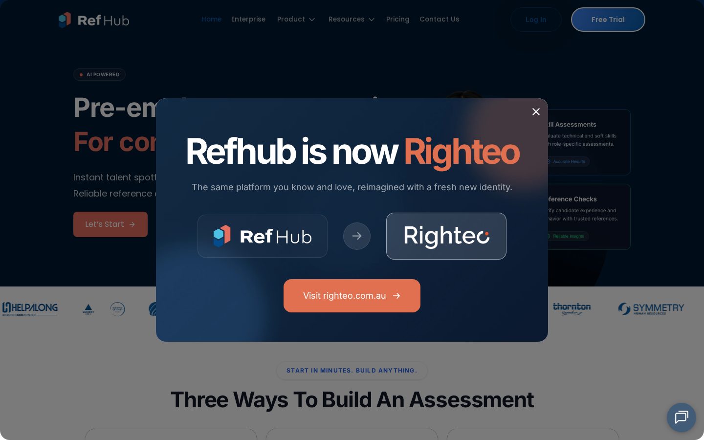 Ref Hub Homepage