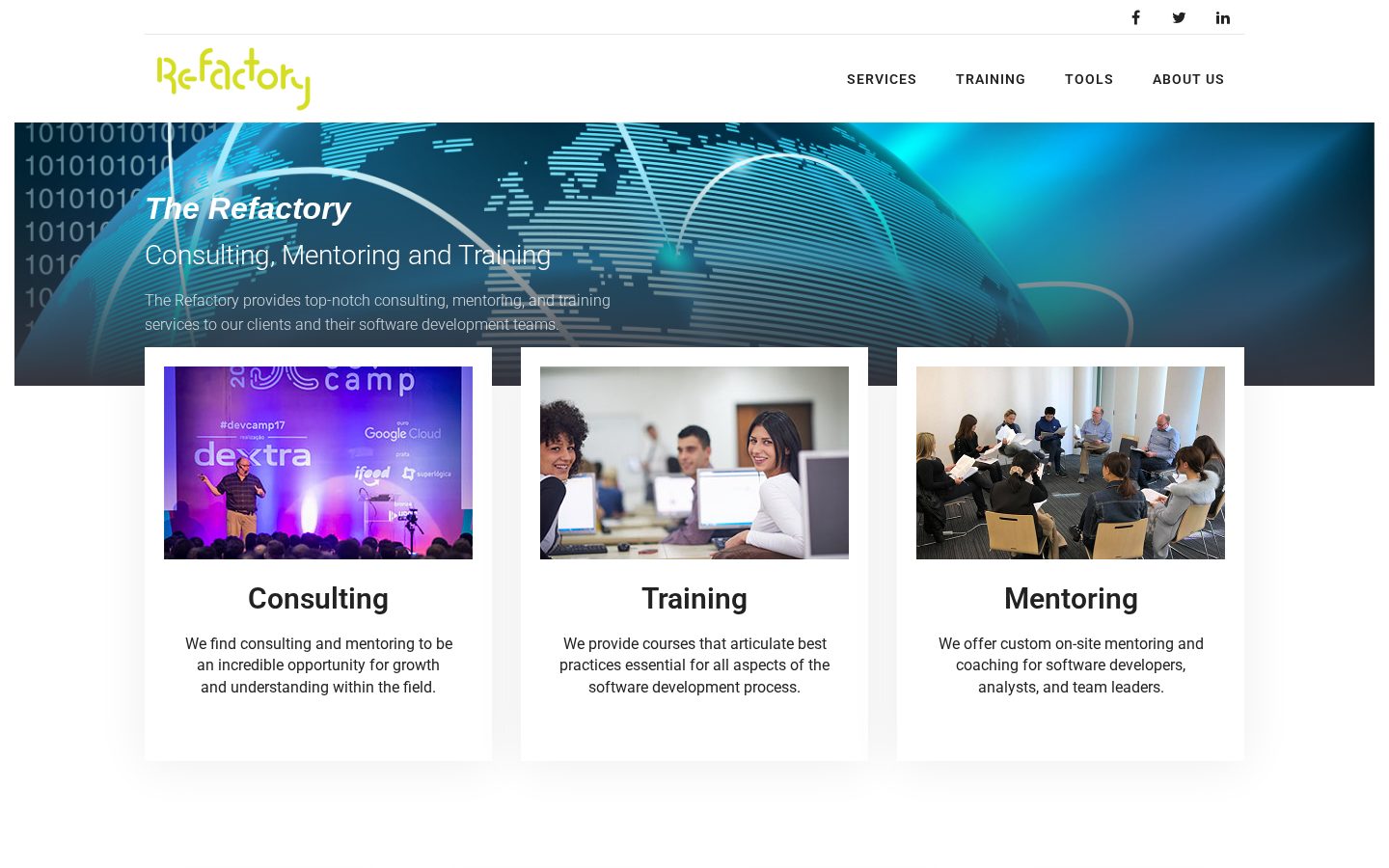 ReFactory Homepage