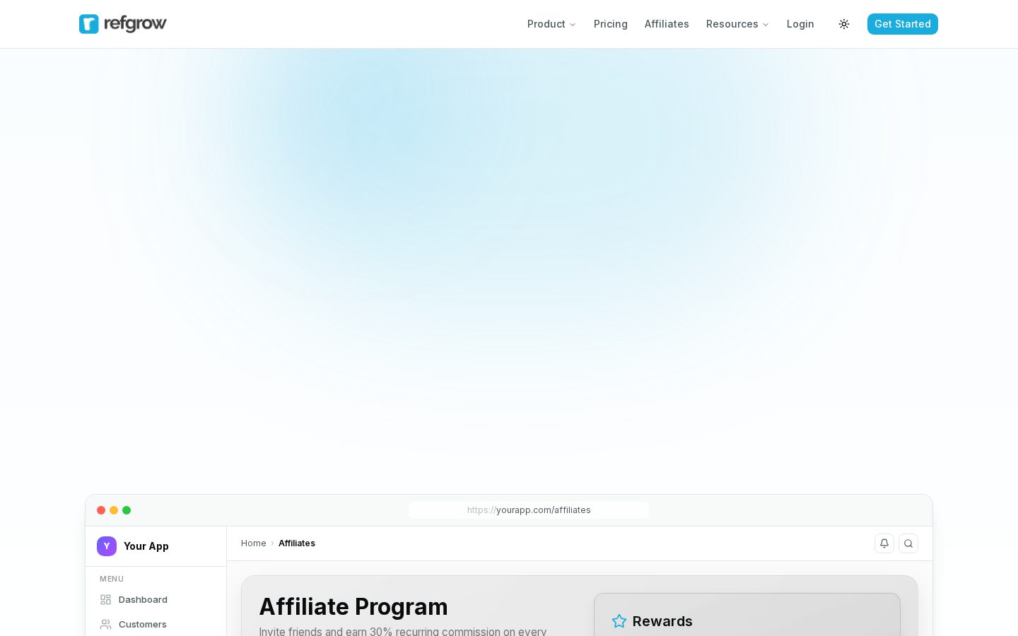 Refgrow Homepage