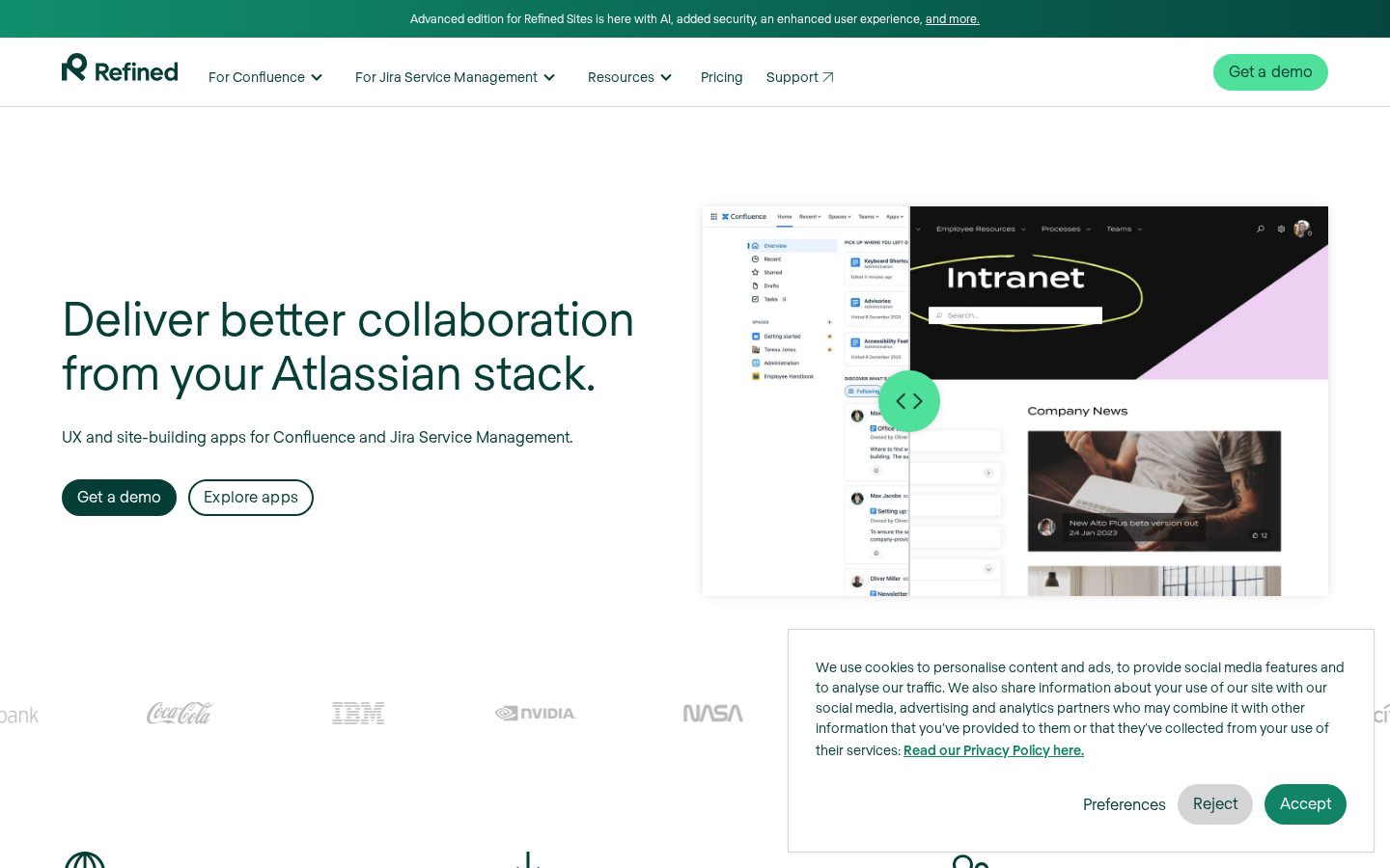 Refined Homepage