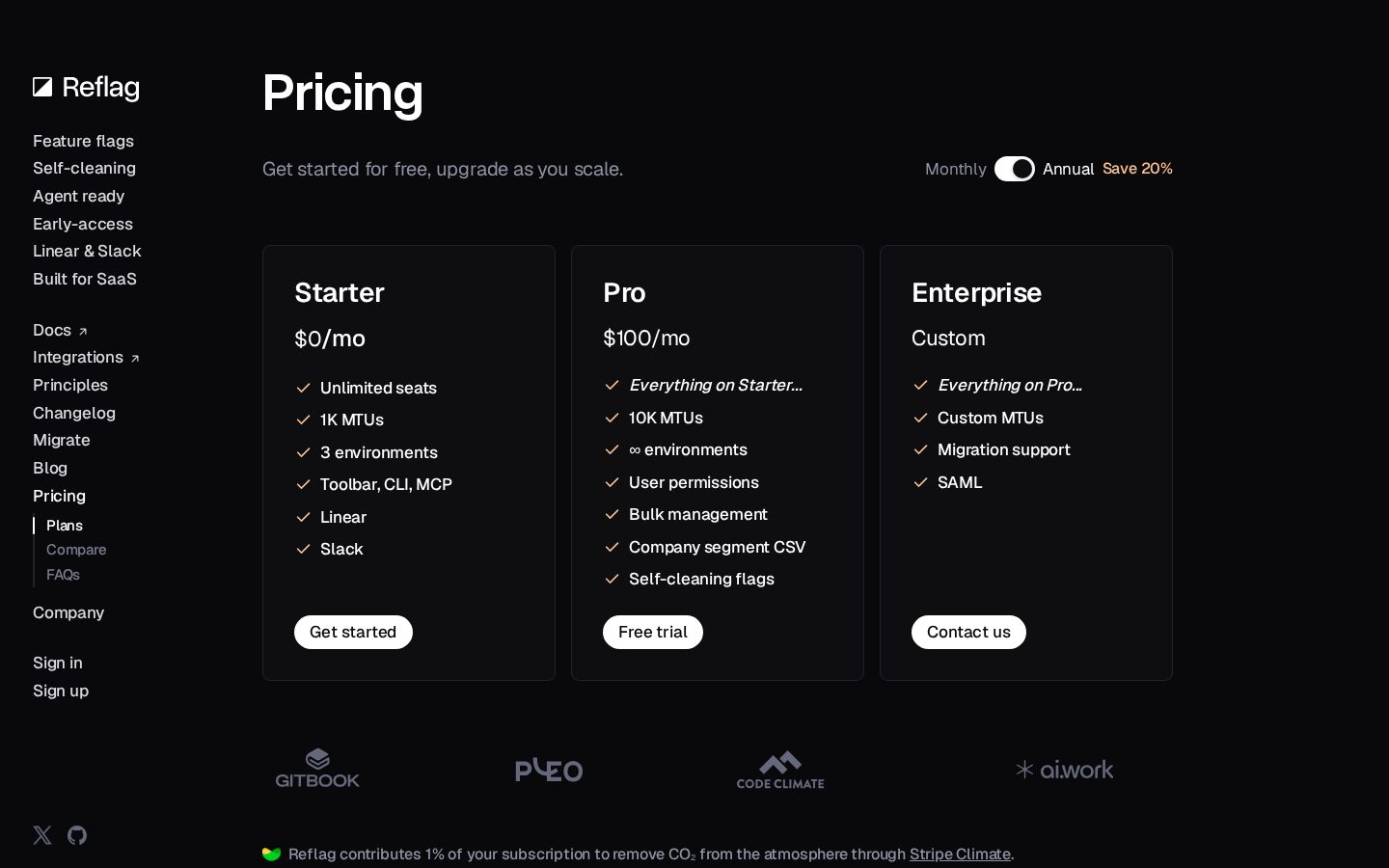 Reflag Pricing