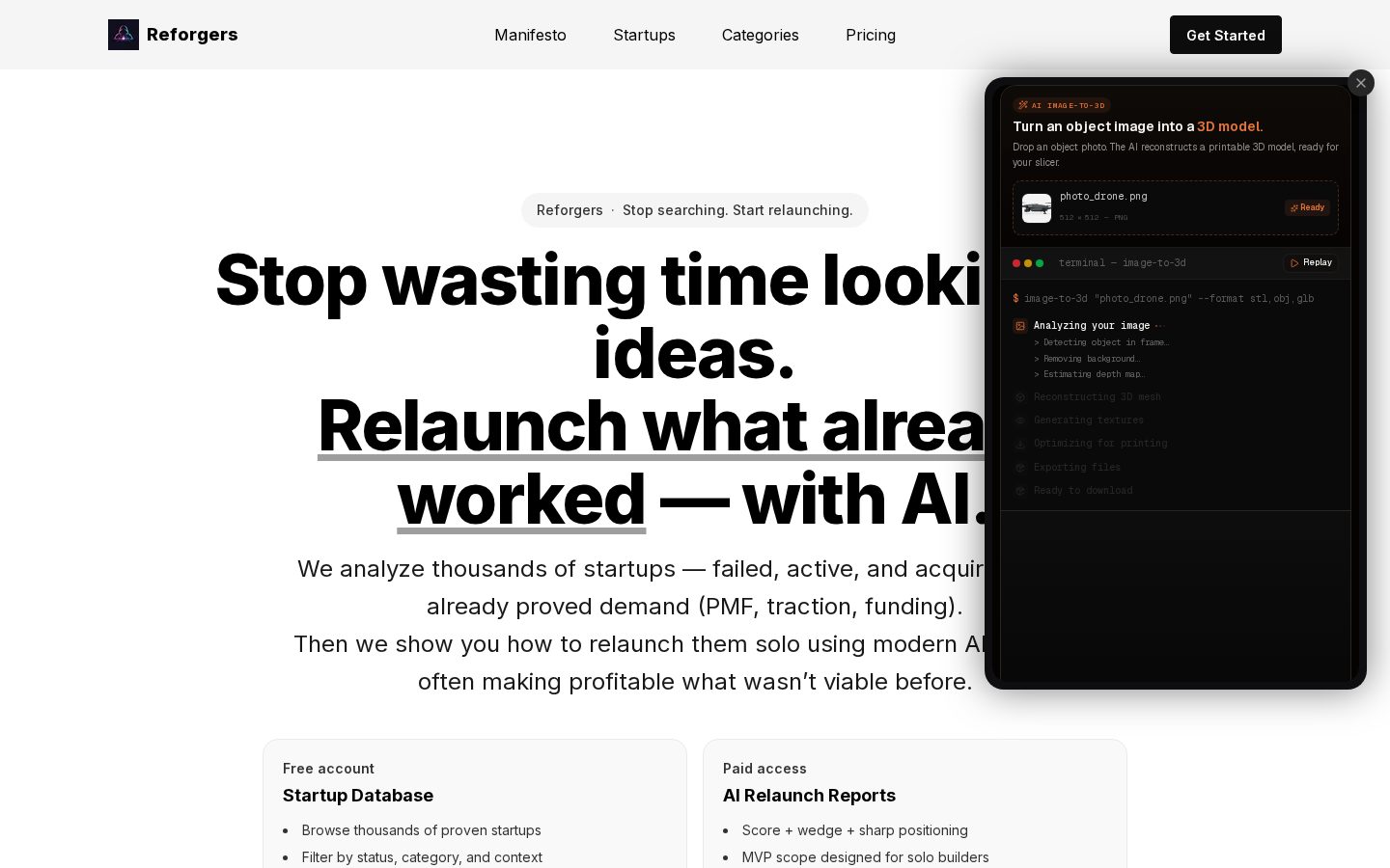 Reforgers Homepage