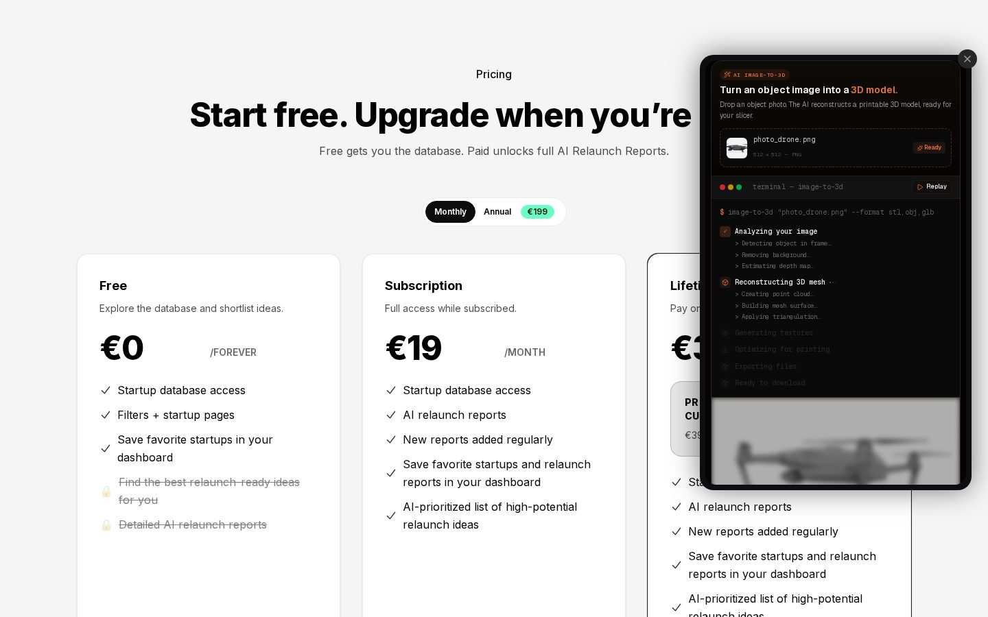 Reforgers Pricing